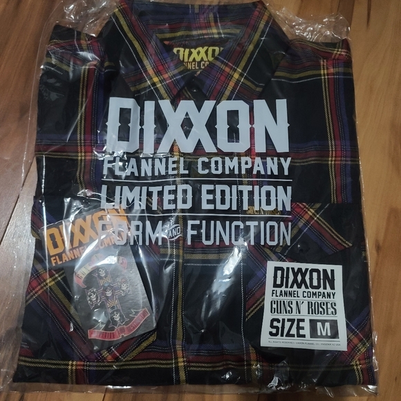 Dixxon Flannel Gun's N' Rose's Collaboration Flannel Limited Edition - Picture 6 of 7
